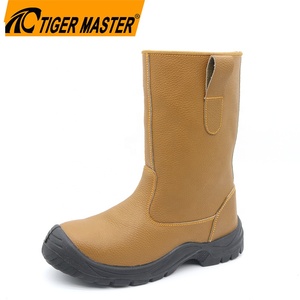 Botas de Seguridad para Hombre, Antideslizantes, Resistentes al Aceite y Ácidos, con Puntera de Acero, Antipinchazos, Antiestáticas, para la Industria Siderúrgica y Soldadura - Product Image 1