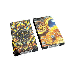 Cartes <span class=keywords><strong>Oracle</strong></span> d'Affirmation pour la Famille, Personnalisables avec Logo, Bords Dorés, Écologiques, sur Papier, Thème Déesse - Product Image 2