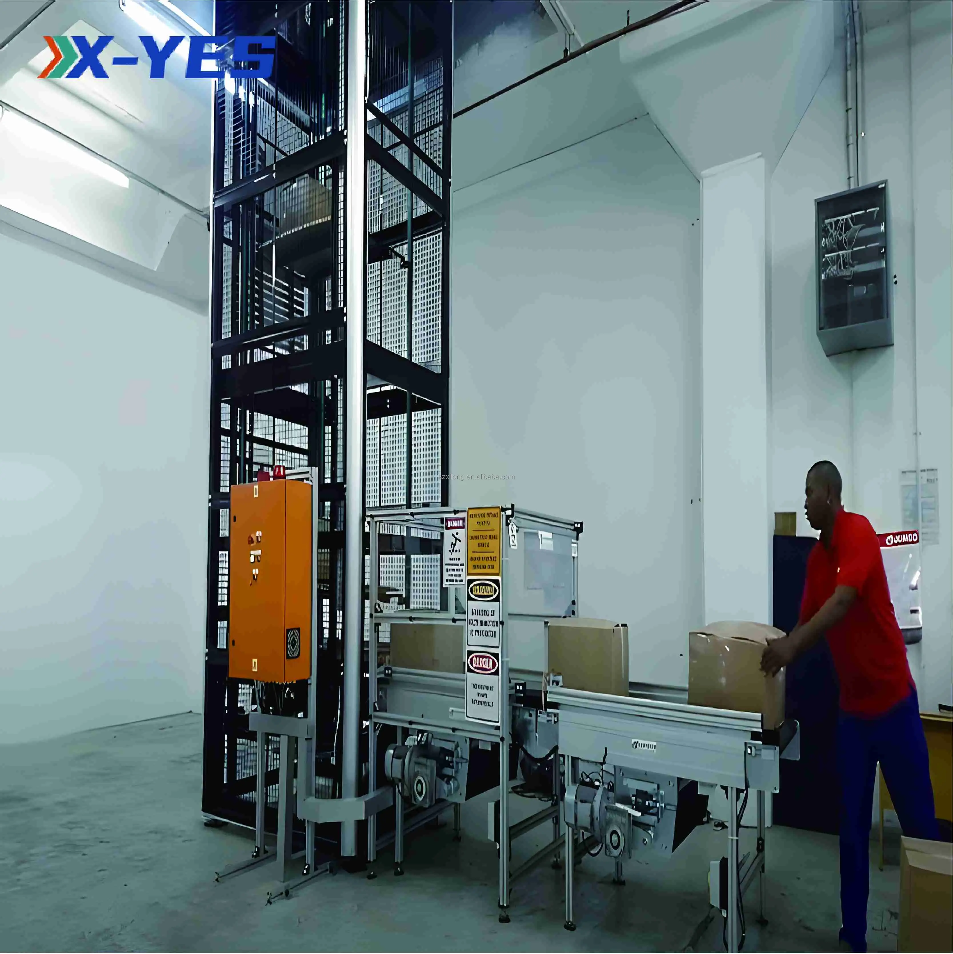 X-YES Optimizing Cost Structures  Increasing Profits Continuous Vertical Conveyor Vertical Lift Conveyor