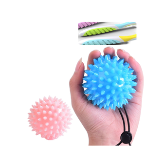 Pelota <span class=keywords><strong>de</strong></span> Ejercicio <span class=keywords><strong>de</strong></span> Mano para Rehabilitación y Masaje Suave, Entrenamiento <span class=keywords><strong>de</strong></span> Fuerza <span class=keywords><strong>de</strong></span> Agarre <span class=keywords><strong>de</strong></span> Cuatro Dedos TPR, Ejercicio Físico Integral - Product Image 4