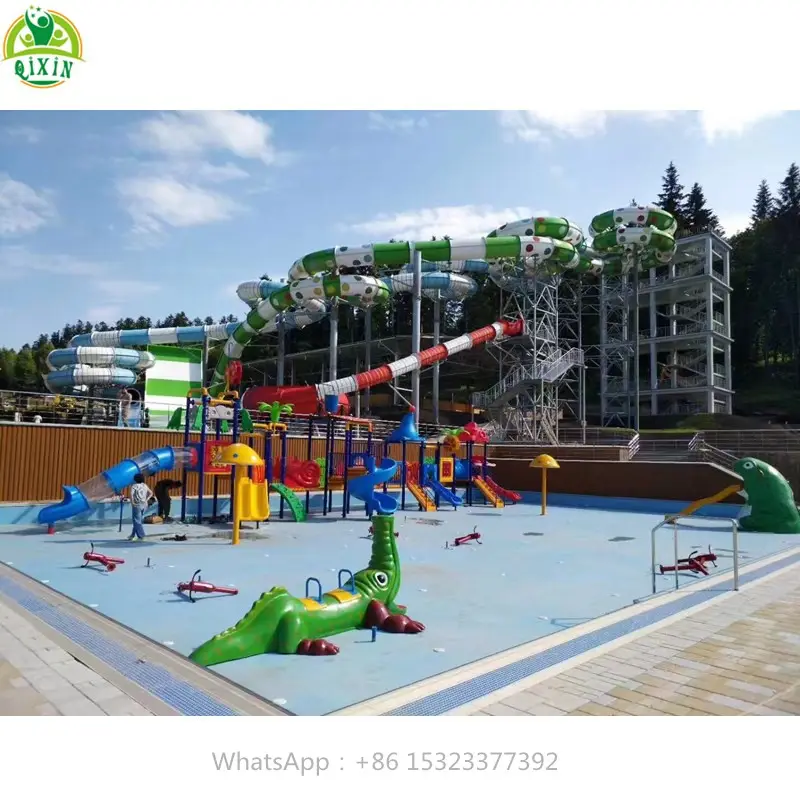 Ucraina parco acquatico progetto bambini ricreazione acqua parco giochi oceano di acqua serie di attrezzature da gioco