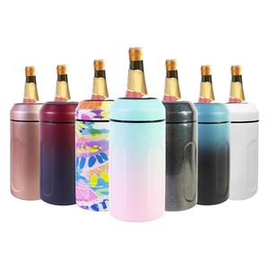 Eco Friendly sottovuoto in acciaio inox vino Champagne bottiglia di raffreddamento adatto alla maggior parte delle bottiglie da 750mL mantiene refrigerato fino a 6 ore - Product Image 3