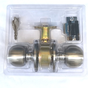 Nhà Máy Bán Hàng Trực Tiếp 587-ss-H Mô Hình Thép Không Gỉ Xi Lanh Khóa Cho Cửa Bằng Gỗ Nút Hình Cầu Khóa Bộ Sử Dụng Phòng Ngủ Nhà Vệ Sinh - Product Image 6