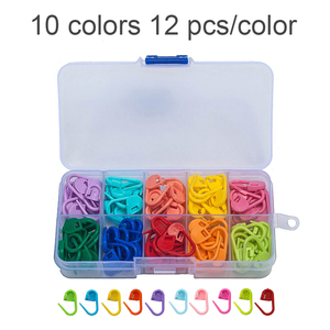 120 Pezzi Marcapunti <span class=keywords><strong>Colorati</strong></span> in Plastica per Lavoro a Maglia e Uncinetto con Custodia per Lavori di Cucito - Product Image 4