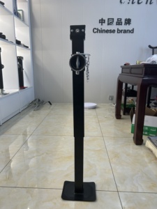 Новый подъемник Chenwei Black Powder для прицепов и кемперов, ручной, круглый, мини, грузоподъемность 5000 фунтов, высота подъема 15 дюймов, для бездорожья - Product Image 6