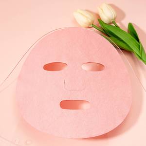 Mascarilla <span class=keywords><strong>de</strong></span> microfibra rosa con certificación VEGAN, uso Vegano para el cuidado <span class=keywords><strong>de</strong></span> la piel - Product Image 2