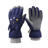 Gants d'hiver pour enfants avec logo personnalisé, imperméables, chauds, à motifs d'animaux de dessin animé, compatibles avec les écrans tactiles, pour le ski sur neige