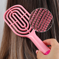 Peigne à dents larges confortable pour femmes, peigne à perruque, brosse à cheveux pour femmes