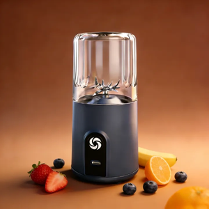 Battery-Powered Portable Compact Leak-Proof Blender 260ml Heavy-Duty Ice Crusher Juicer Smoothie <b>Maker</b> Outdoor 4 Blades Easy - Product Image 1