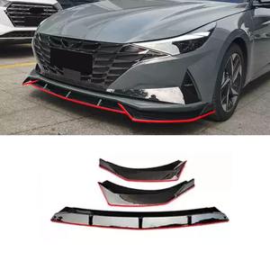 <b>For</b> Hyundai Elantra 7th Gen Front Bumper Lip Splitter <b>Diffuser</b> Spoiler Protector Bumper Guard Body Kit <b>Car</b> Accessories - Product Image 1