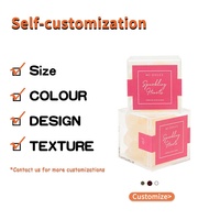 Boîtes de bonbons en plastique personnalisées, vente en gros, luxe, petites, indépendantes, en acrylique, en carton, pour mariage, cadeaux, emballages de bonbons