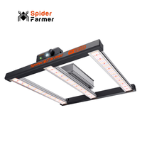Lampe de culture LED à spectre complet Spider Farmer G1500 150W 2x2ft, économique, améliorée, contrôlée par application intelligente WiFi Bluetooth, à intensité variable