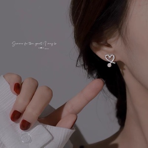 <span class=keywords><strong>Pendientes</strong></span> <span class=keywords><strong>de</strong></span> Diamantes Naturales <span class=keywords><strong>de</strong></span> 18K con Forma <span class=keywords><strong>de</strong></span> Corazón <span class=keywords><strong>y</strong></span> Perla, AU750, Última Moda, Brillantes, 0.4ct VS, <span class=keywords><strong>Pendientes</strong></span> Pequeños para Mujer - Product Image 6