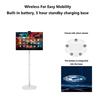 27-inch Slim Portable LCD TV High-definition Touch-controlled Upright Smart Screen Full HD 1080p 60Hz /<b>USB</b>-C White Intelligent C - Product Image 6