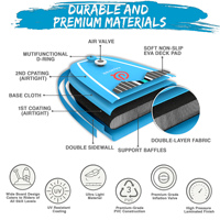 Kayatrek Stand up Paddle Board gonflable pour tous les âges SUP extra large avec accessoires complets pour le surf, la pêche et le yoga
