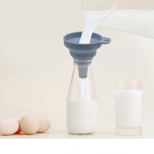 Utensili da cucina di più dimensioni piccoli imbuti olio per uso alimentare imbuto in Silicone pieghevole per polvere solida liquida - Product Image 2