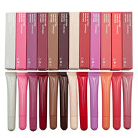 Crème lipgloss met sleutelhanger, schattige shimmer, glanzende hydraterende lipbutter, hoge pigmentatie, zonnebescherming, fruit smaak lipbalsem