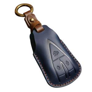 Funda de Cuero para Llaves de Coche, Funda Protectora de Cuero Genuino para Llaves de Coche Changan CS75plus, Eado, Oshan X5, X7, Venta Directa de Fábrica - Product Image 5