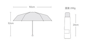 Paraguas Plegable Promocional al por Mayor, Económico, con Logotipo Personalizado, Protección Solar y contra la Lluvia para Hombre - Product Image 6