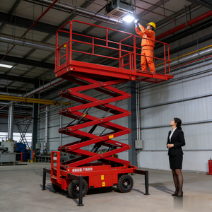 Nouvelle plateforme élévatrice à ciseaux autopropulsée électrique pour travaux en hauteur, idéale pour la maison et les hôtels - Product Image 1