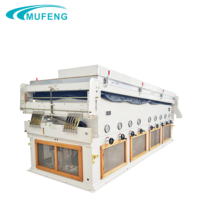 Ligne de nettoyage de grains de café Mufeng 1-6T/H, machine de tri et de calibrage des grains