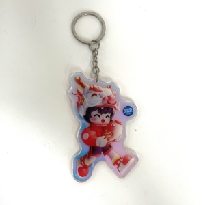 Hot Bán Dễ Thương Anime Đầy Màu Sắc Cầu Vồng Epoxy Acrylic <span class=keywords><strong>Keychain</strong></span> Ánh Sáng Nhựa Ảnh Kỹ Thuật Số Móc Khóa - Product Image 3