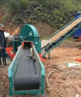 Déchiqueteuse à bois à disque haute capacité avec moteur et composants principaux de grande capacité