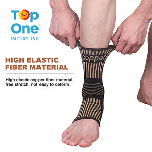 Top One Logo personnalisé Anti-Fatigue Gym Cheville Attelle Chaussettes Fasciite plantaire Compression Nylon Manchon Protection Soutien Manchon - Product Image 6