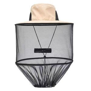 Sombrero de pescador repelente de mosquitos, sombrero tipo cubo, malla transpirable, protección facial para pescar al aire libre, protección solar, unisex para adultos - Product Image 1