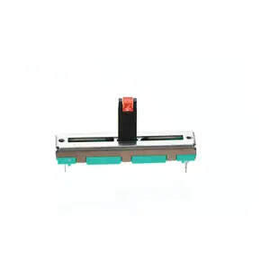 Дорожный слайдовый потенциометр C3044 30 мм B10K со светодиодной RGB подсветкой, слайдовый потенциометр, ручка фейдера, красный, белый, зеленый светодиод