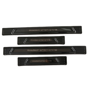 WZXD - Protectores de Umbral de Puerta de Titanio Negro para Automóvil, Placa de Protección Interior para Byd Seal 2021 2022 - Product Image 3