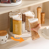 Ensemble de boîtes de conservation alimentaire modernes sous vide en plastique avec pompe électrique moulée par injection pour cuisine (800ml*6)