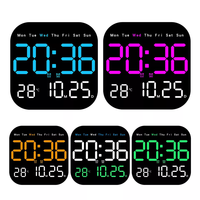 2025 Fabrik Direkt verkauf nach Hause Wohnzimmer Countdown-Timer LED Wanduhr kreative Desktop-Wecker LED-Uhr
