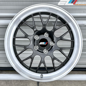 ล้ออะครอกซ์แบบฟอร์จชิ้นเดียว สีดำเงินทูโทน ขนาด 15-24 นิ้ว 5x112 5x114.3 5x120 5x130 สำหรับรถ SUV - Product Image 4