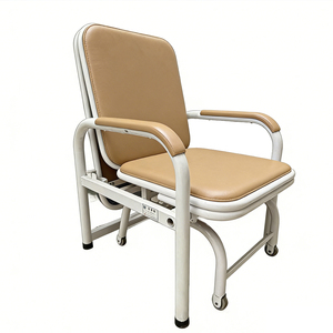 Chaise de <span class=keywords><strong>visiteur</strong></span> pliable en acier convertible, fonction antidérapante, facile à nettoyer, chaise médicale, chaise d'hôpital, s'abattant en lit, KZ-A142 - Product Image 3
