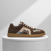 Chaussures décontractées pour hommes, basses, à motifs, polyvalentes et élégantes, respirantes, légères et durables, directement de l'usine