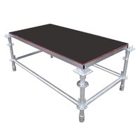 Scène de concert extérieure en aluminium 4x4 pieds certifiée TUV en promotion / Scène mobile à vendre / Scènes événementielles à vendre