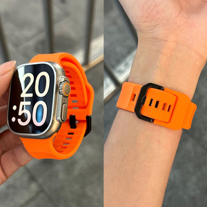 Correa de Reloj Deportiva de Silicona, Correa Suave Impermeable Compatible con Relojes Inteligentes de 38 40 41 42 44 45 49 mm <span class=keywords><strong>para</strong></span> Hombre y Mujer - Product Image 5