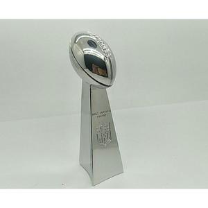 Nfl Super Bowl <b>Trophy</b> 10cm Zinc Alloy <b>Engraved</b> Fan Merchandise - Product Image 1