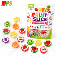 Sucettes durs avec logo personnalisé, de fruits assorties, en vrac