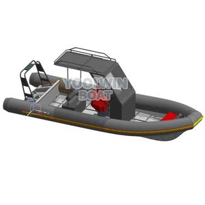 Gommone Semirigido Sportivo Commerciale ad Alte Prestazioni 760 con Scafo in Alluminio a V Profonda Saldato, Leggero e Adatto al Mare (RIB) - Product Image 2