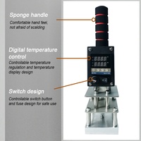 Machine de presse à chaud manuelle électrique portable WT pour estampage à chaud et transfert de feuille, nouvelle, 110V/220V, 50-300 tasses, garantie 1 an
