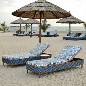 Ensemble de meubles d'extérieur de luxe imperméables pour le patio-Chaise longue pour hôtels, villas, plage, <span class=keywords><strong>piscine</strong></span>, cour et plage - Product Image 1