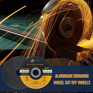 En stock : 50 disques de coupe <span class=keywords><strong>4</strong></span> <span class=keywords><strong>1</strong></span>/<span class=keywords><strong>2</strong></span>'' (115 mm) ultra-minces pour métal et acier inoxydable, 0,040'' <span class=keywords><strong>x</strong></span> 7/<span class=keywords><strong>8</strong></span>'' - Product Image 6