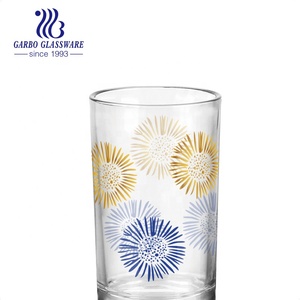 Gobelet en verre arabe 6OZ boîte-cadeau en gros tasse à thé marocaine luxe argent et doré décalcomanie tasse à thé en verre turc - Product Image 4