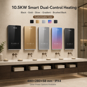 Calentador de Agua Eléctrico Inteligente para Apartamentos de Cinco Estrellas, LED, de Plástico, Montado en la Pared, Calentamiento Rápido, Agua Caliente Instantánea para el Hogar - Product Image 5