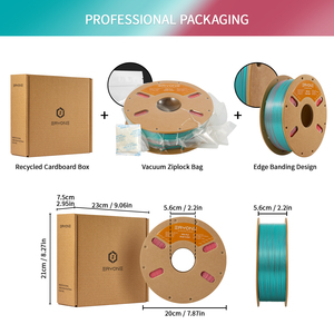 Filament d'imprimante 3D <span class=keywords><strong>ERYONE</strong></span> <span class=keywords><strong>Silk</strong></span> PLA bicolore 1.75MM-Fabricant Guangdong compatible PC 1kg - Product Image 6
