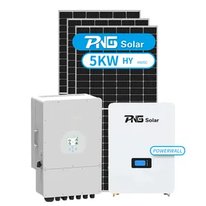 Sistema solar híbrido para almacenamiento de proyectos, alta calidad, diferente potencia 3kw 5kw 10kw 15kw 20kw 50kw