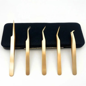 แหนบต่อขนตาสีทองคุณภาพสูงขายส่งโดย Gray Rocks - Product Image 1