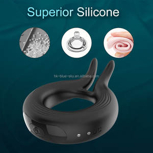 Verstelbare Siliconen Haan Penis Ring Erectie Mouw En Sperma Slot Seksspeeltjes Bal Brancard En Delay Ejaculatie Vibrator - Product Image 5